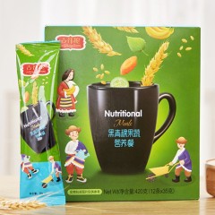 吉祥粮黑青稞谷物营养餐420g（12条*35g）*3盒