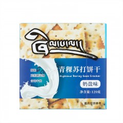 吉祥粮青稞苏打饼干-奶盐味120g*3盒