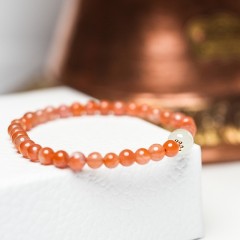 九紫离火鸿运冰飘南红串（五色经幡系列）	1件/盒